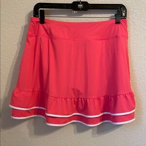 Gottex Tennis/ golf skirt . Pink and white . New condition